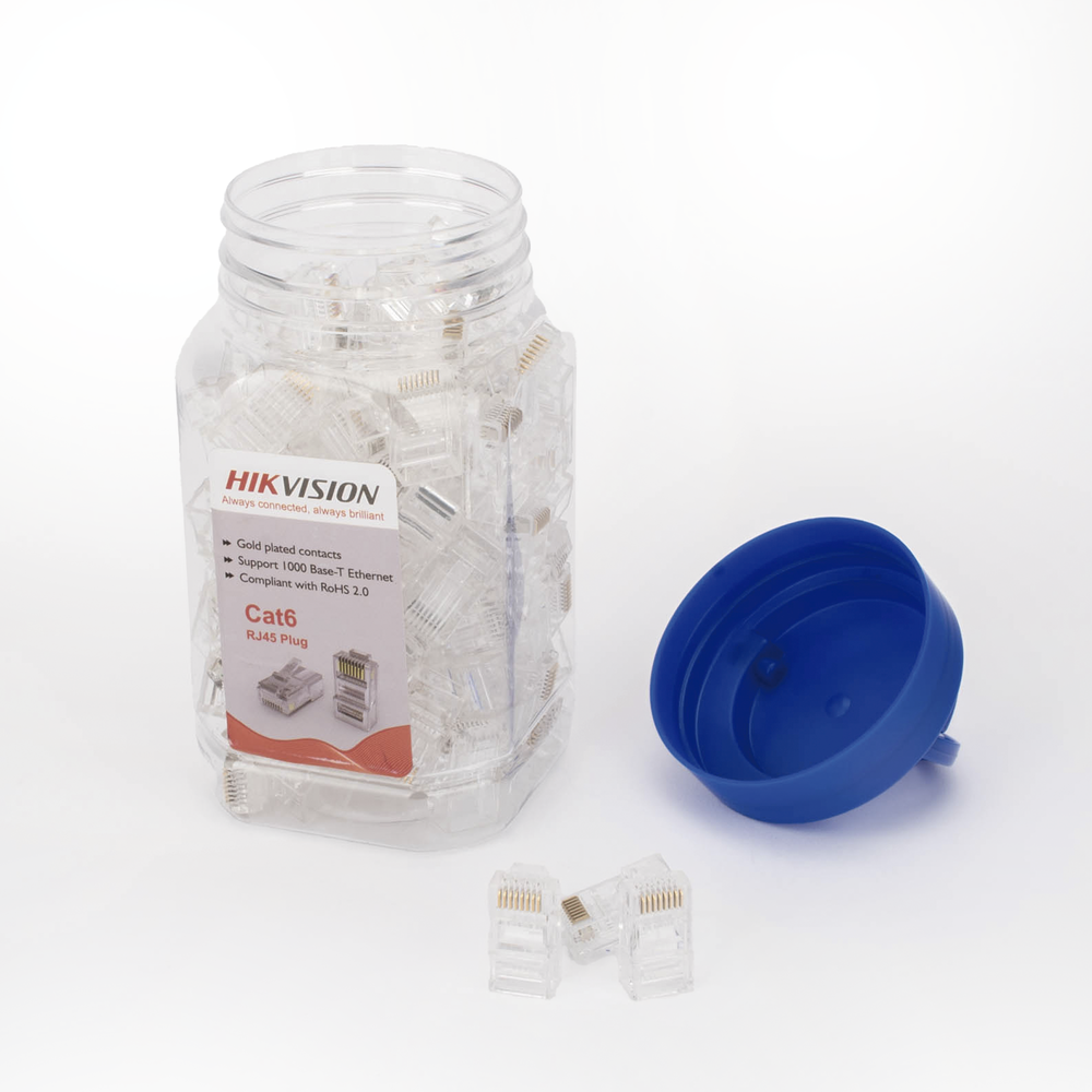 Bote con 100 Piezas de Plug Modular RJ45 / Cat 6 / Chapado en Oro a 30 Micras / Sin Blindaje / F?cil Instalaci?n / Uso Interior / Soporta Norma TIA-568B / Cumple con RoHS 2.0 - Image 4