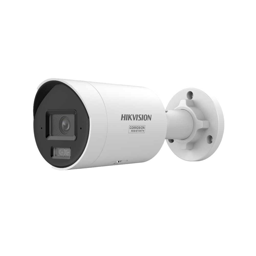 [Dual Light + ColorVu 3.0 + HikAI] Bala IP 6 Megapixel / Lente 2.8 mm / 40 mts IR + Luz Blanca / 2 Microfonos Integrados / Exterior IP67 /  WDR 130 dB / ACUSENSE 3.0 / Metal / NEMA 4X / ACUSEARCH