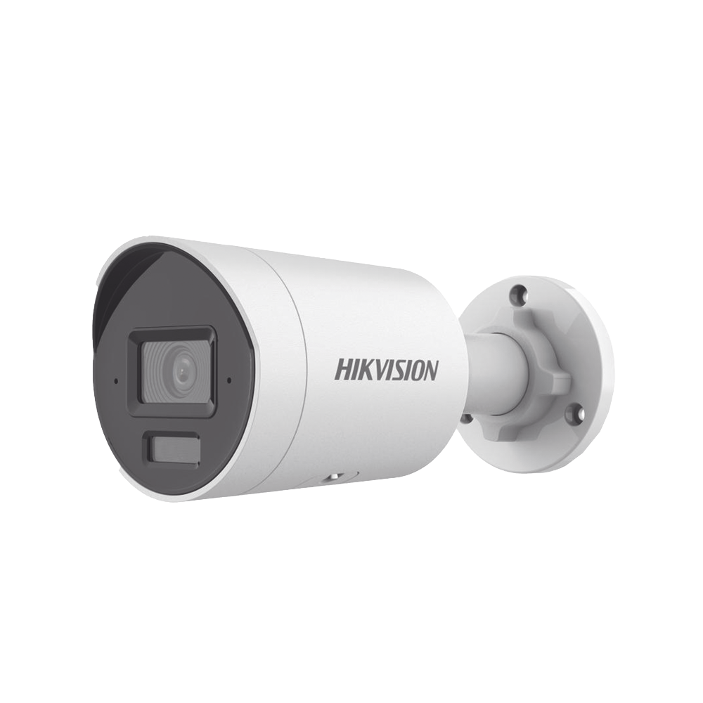 [Dual Light + 2 Micrófonos Integrados] Bala IP 8 Megapixel (4K) / Lente 2.8 mm / 40 mts Luz Blanca + 40 mts IR / ACUSENSE / Exterior IP67 / WDR 120 dB / PoE  / Micro SD / Metal / ACUSEARCH