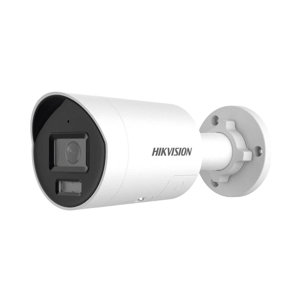 [Dual Light + ColorVu 3.0 + HikAI] Bala IP 8 Megapixel / Lente 2.8 mm / 40 mts IR + Luz Blanca / 2 Microfonos Integrados / Exterior IP67 / Estrobo Luz Blanca /  WDR 130 dB / ACUSENSE 3.0 / Metal / NEMA 4X / ACUSEARCH