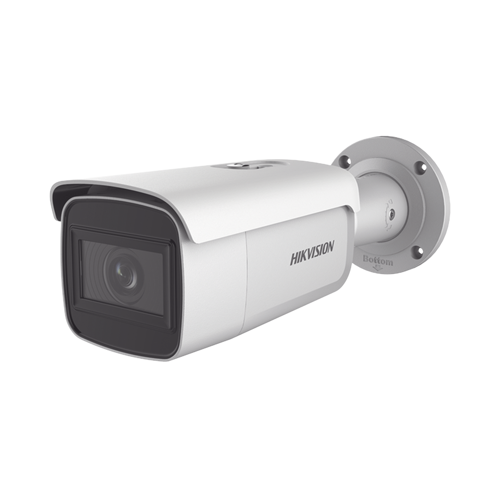 Bala IP 6 Megapixel / Lente Mot. 2.8 a 12 mm / 60 mts IR EXIR /Exterior IP67 / IK10 / WDR 120 dB / PoE / ACUSENSE (Evita Falsas Alarmas) / Entrada y Salida de Audio y Alarmas / MicroSD / ONVIF / ACUSEARCH
