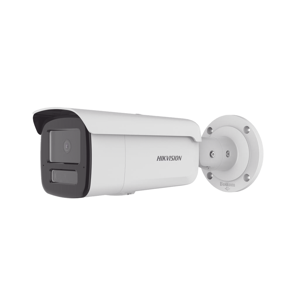 [Dual Light + 2 Micrófonos Integrados] Bala IP 4 Megapixel / Lente 2.8 mm / 80 mts IR + 80 mts Luz Blanca / ACUSENSE / Exterior IP67 / IK10 / WDR 120 dB / PoE / Micro SD  / ACUSEARCH