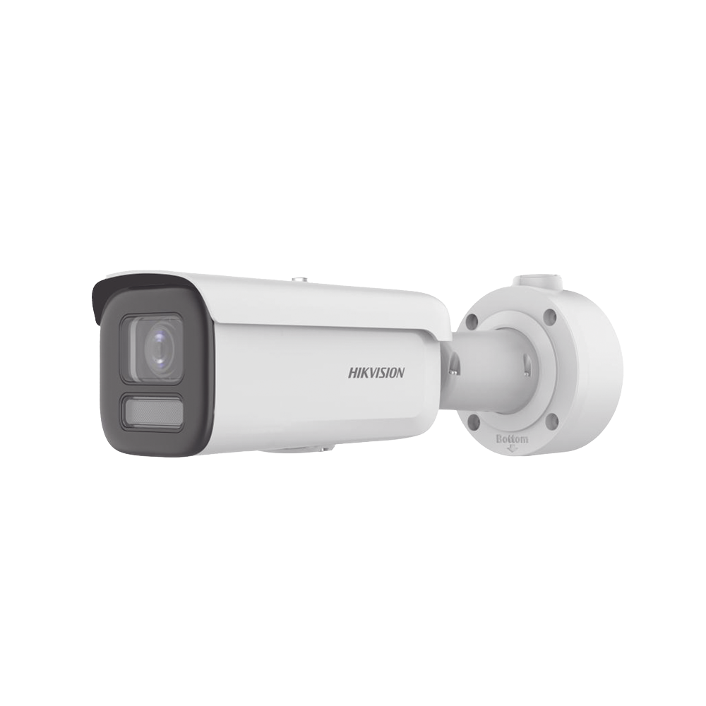 Bala IP 4 Megapixel / Lente Mot. 2.7 a 13.5 mm / Dual Light (60 mts IR + 60 mts Luz Blanca ) / Darkfighter S / Exterior IP67  / IK10 / WDR 130 dB / 4 Analíticos: AcuSense, Deteccion Facial, Conteo de Personas por Cruce y Zona