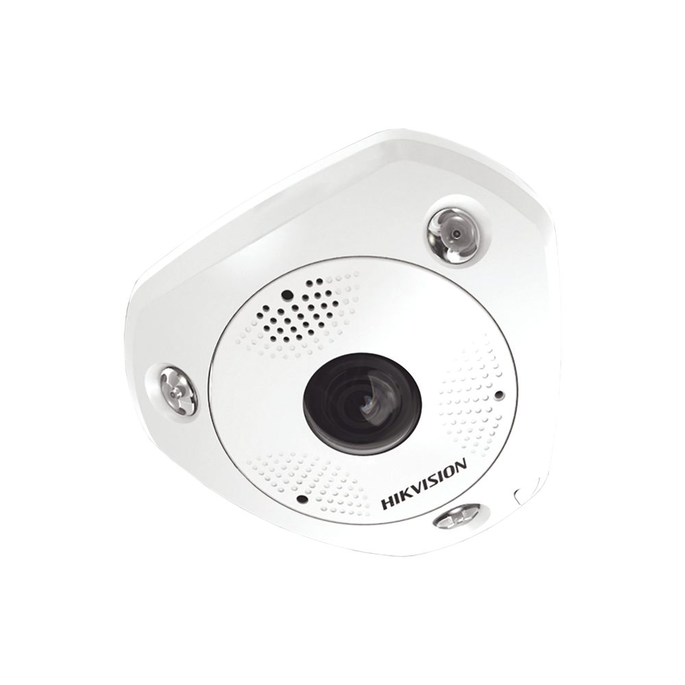 Fisheye IP 12 Megapixel / 180° - 360° / DEWARPING / Exterior IP67 / IK10 / 15 mts IR / Entrada y Salida de Audio y Alarma / Múltiples Vistas / Micrófono Integrado / microSD