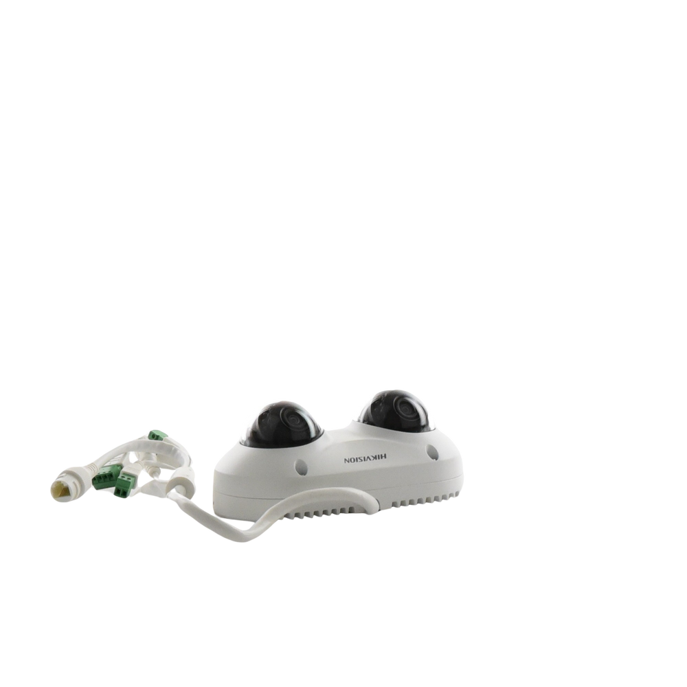 PanoVu Series / Lente Dual de 5 Megapixel / 2 Lentes Fijos de 2.8 mm / Recomendado para Pasillos o Esquinas / IP67 / IK10 / PoE / WDR 120 dB / 10 mts IR / Entrada y Salida de Audio y Alarma / MicroSD - Image 2