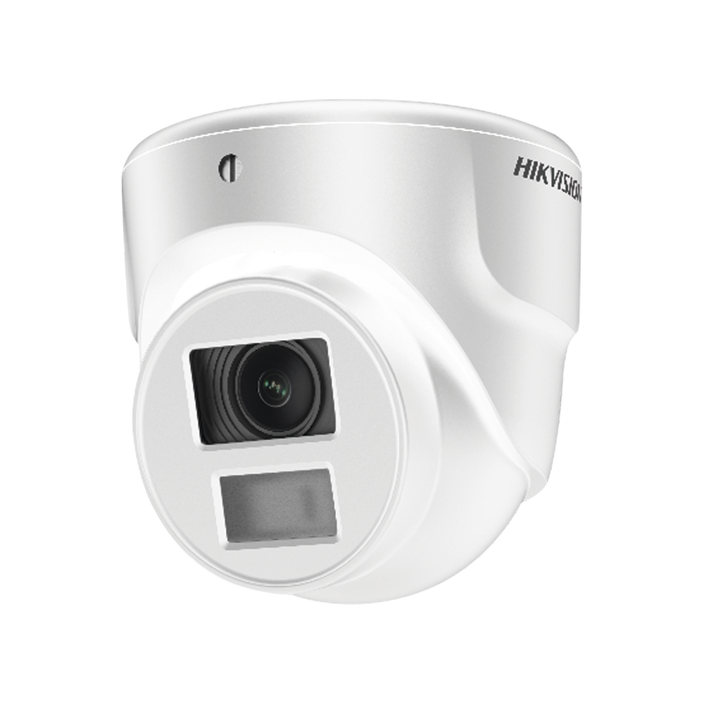 Ultra Mini Turret TURBO 2 Megapixel (1080p) / Gran Angular / Lente 2.8 mm / 20 mts IR EXIR / Exterior IP67 / 4 Tecnologías (TVI / AHD / CVBS) / dWDR / Color Blanco - Image 3