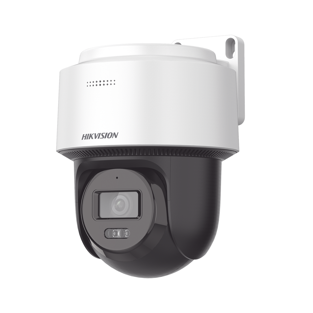 [FlexVu]  Domo PT IP 4 Megapixel / Lente 4 mm  / Dual Light (30 mts IR + 30 mts Luz Blanca)  / Autoseguimiento en Humanos / PoE / IP66 / Micrófono y Bocina Integrado (Audio de Dos Vías) / Micro SD / Incluye Montaje de Pared o Techo /