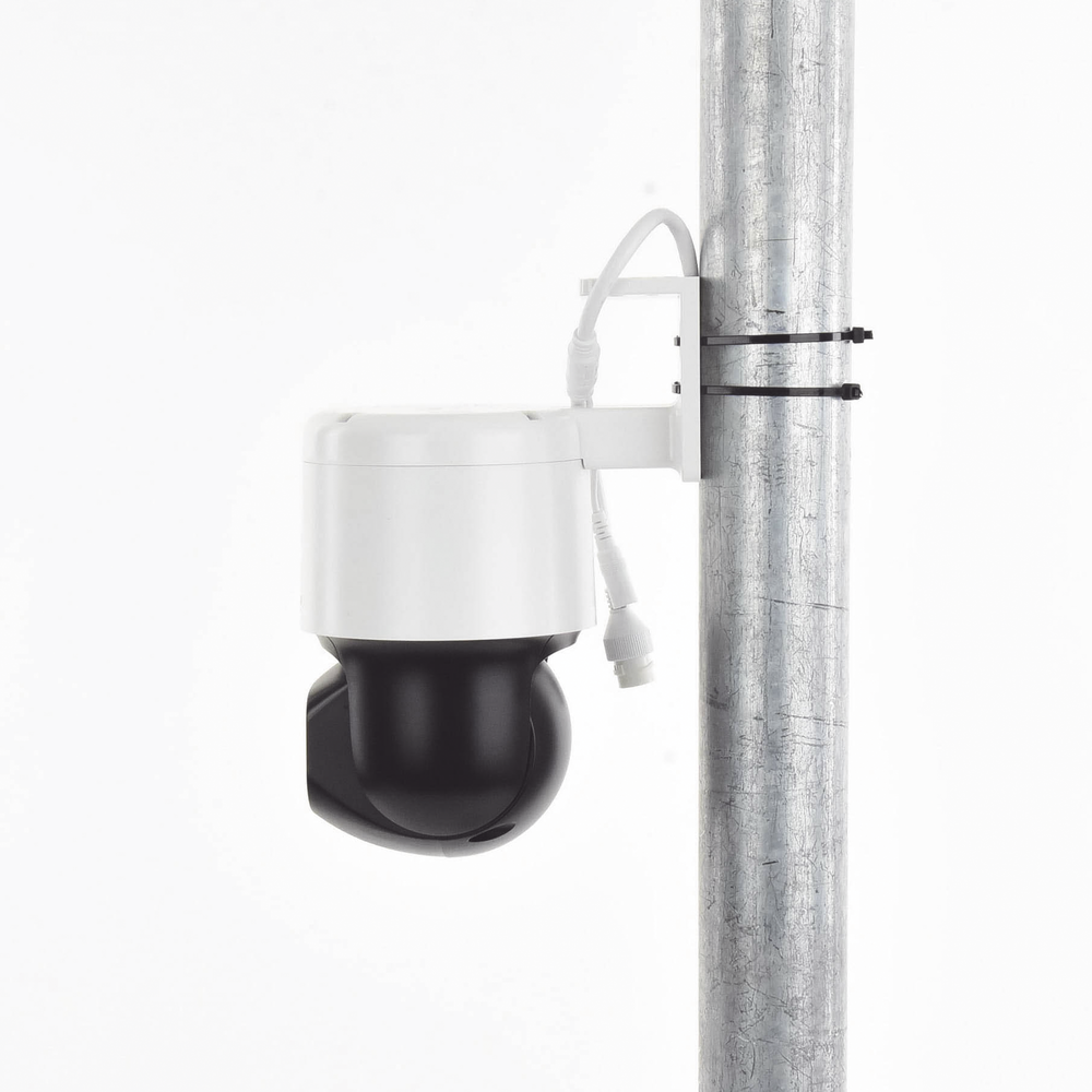 Domo PT IP 4 Megapixel / Lente 4 mm / Luz Blanca 30 mts / dWDR / PoE / IP66 / Micrófono y Bocina Interconstruido / Micro SD / Incluye Montaje de Pared y Techo - Image 4
