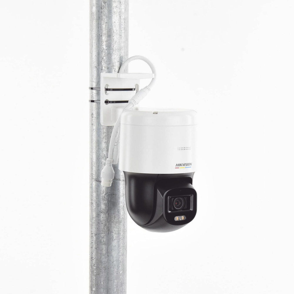 Domo PT IP 4 Megapixel / Lente 4 mm / Luz Blanca 30 mts / dWDR / PoE / IP66 / Micrófono y Bocina Interconstruido / Micro SD / Incluye Montaje de Pared y Techo - Image 5