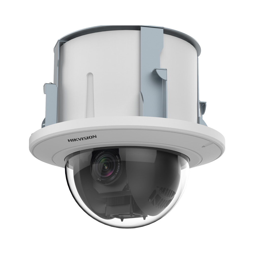PTZ IP 2 Megapixel / 25X Zoom / Uso en Plafon / ACUSENSE / DARKFIGHTER  / IK10 / Entrada y Salida de Audio y Alarmas / WDR 120 dB /  HLC / EIS / PoE+ / Metal / microSD