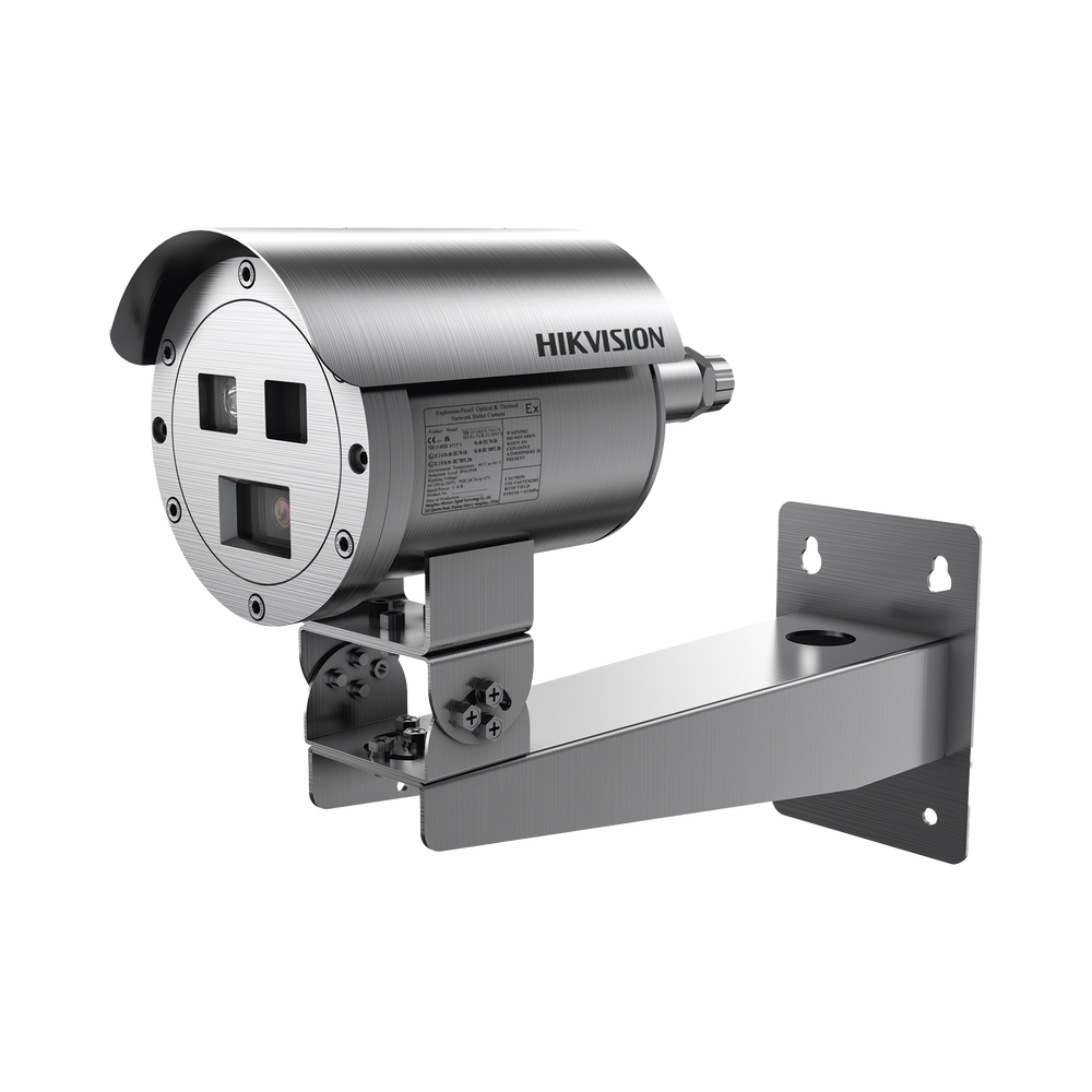 Bala IP Térmica Dual / Termico 9.7 mm (384 X 288) + Óptico 4 mm (4 MP) / Termométrica / Detección de Temperatura / IP68 / 30 mts IR / Antiexplosión / Anticorrosión