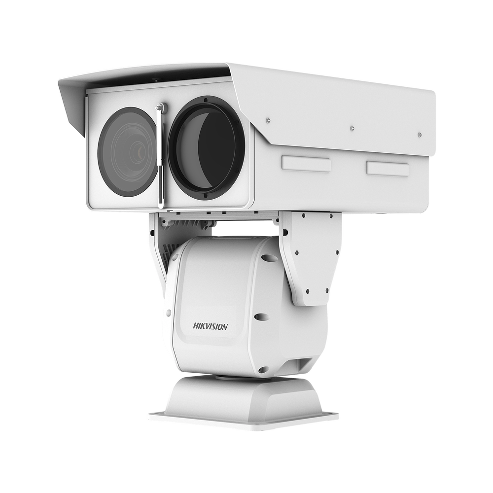 PTZ IP Punta de Poste / Lente Térmico 36 - 190 mm (640 X 512) / Lente Óptico 56X Zoom  /Exterior IP66 / 48 Vcc