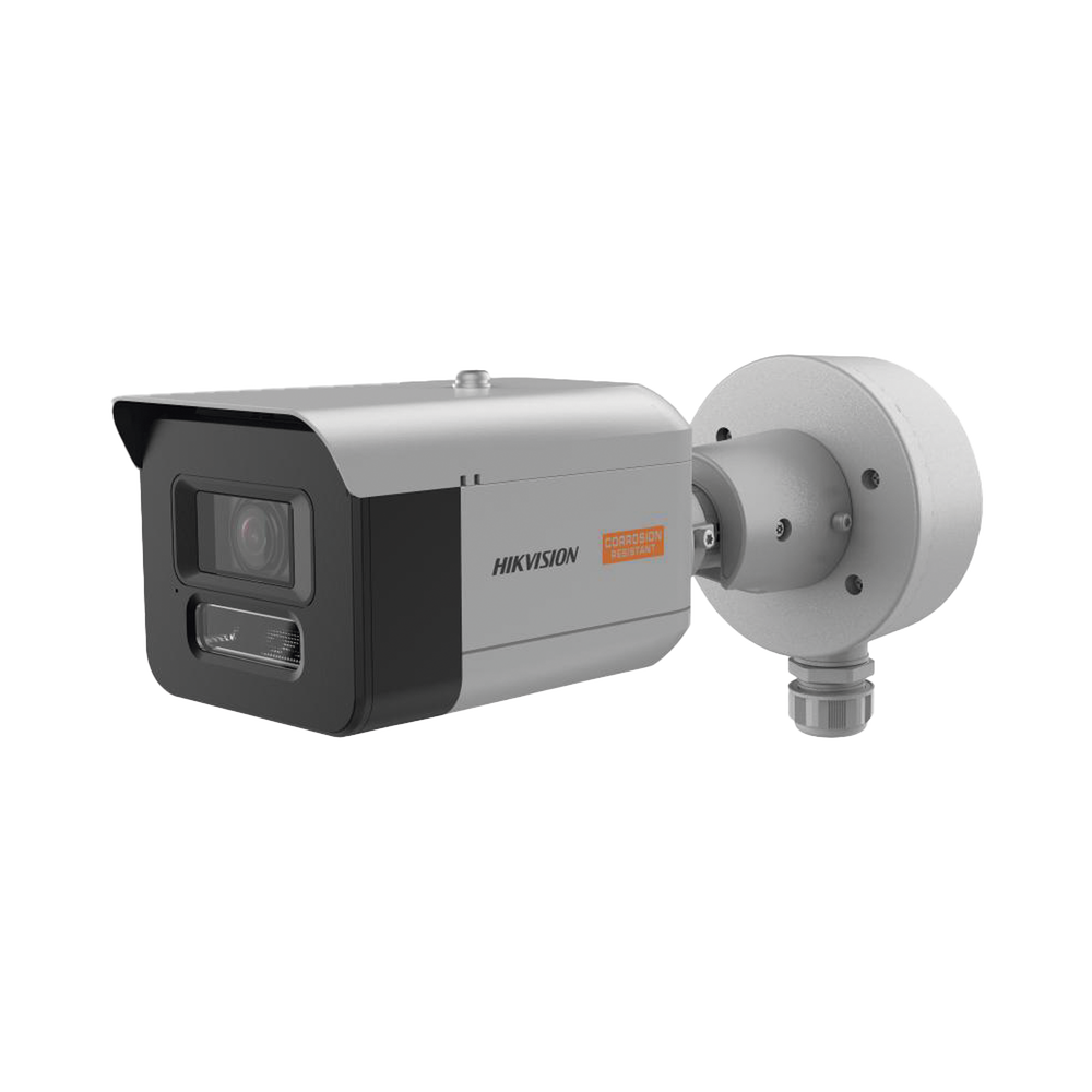 Bala IP 4 Megapixel / Lente 2.8 mm / Polimero Anticorrosivo (Ideal para Zonas Costeras o Alta Salinidad) / ColorVu / 40 Metros Luz Blanca / WDR 120 dB / Exterior IP68 / ONVIF / C5-M / NEMA 4X