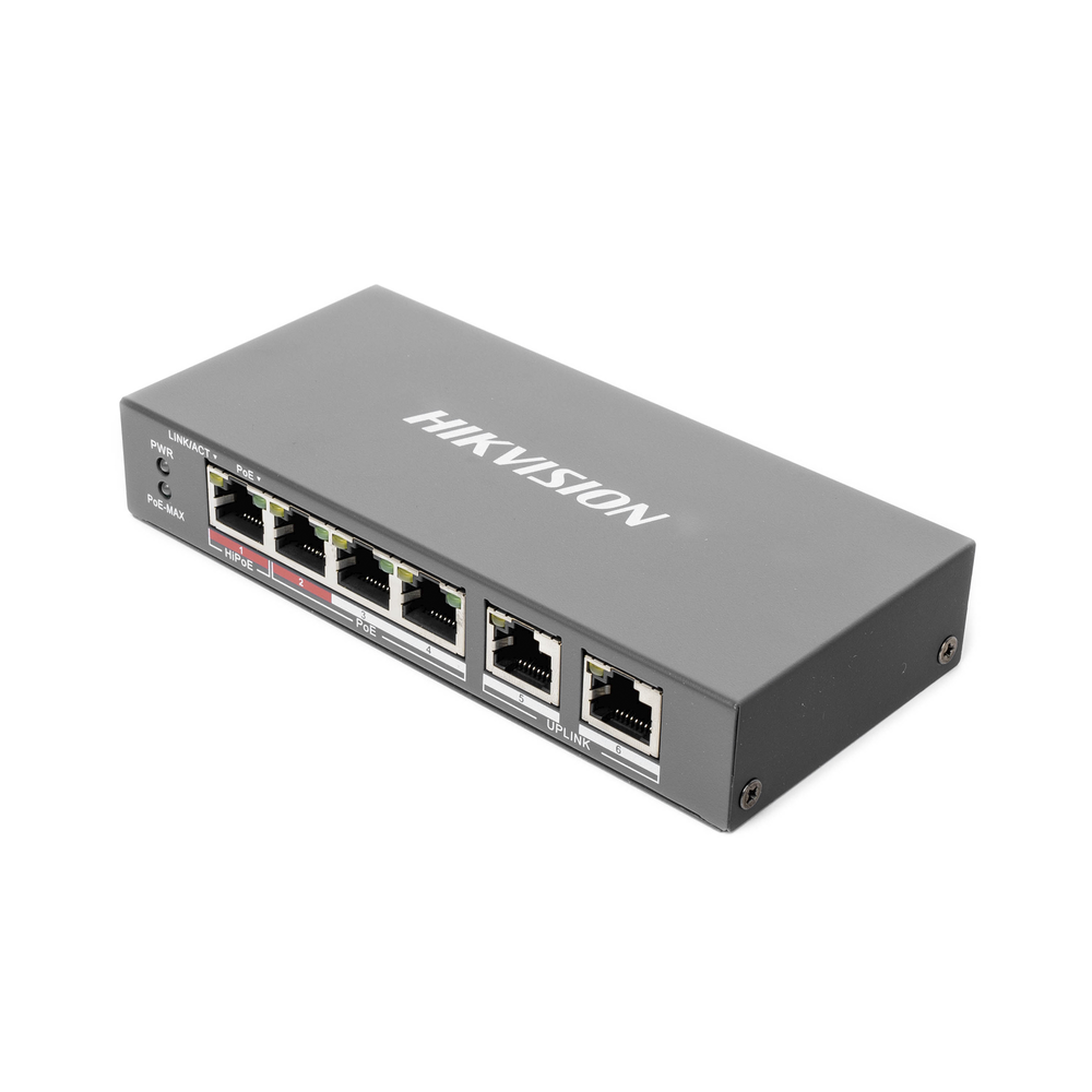 Switch PoE+ / No Administrable / 3 Puertos 10/100 Mbps 802.3 af/at (30 W) + 1 Puerto 10/100 Mbps Hi-PoE (60 W) / 2 Puertos 10/100 Mbps Uplink / Modo Extendido hasta 300 Metros / 60 W - Image 3