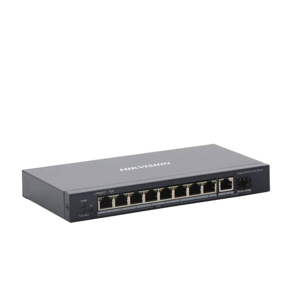Switch Gigabit PoE+ / No Administrable / 8 Puertos 1000 Mbps PoE+ / 1 Puerto 1000 Mbps de Uplink + 1 Puerto SFP / 110 Watts - Image 3