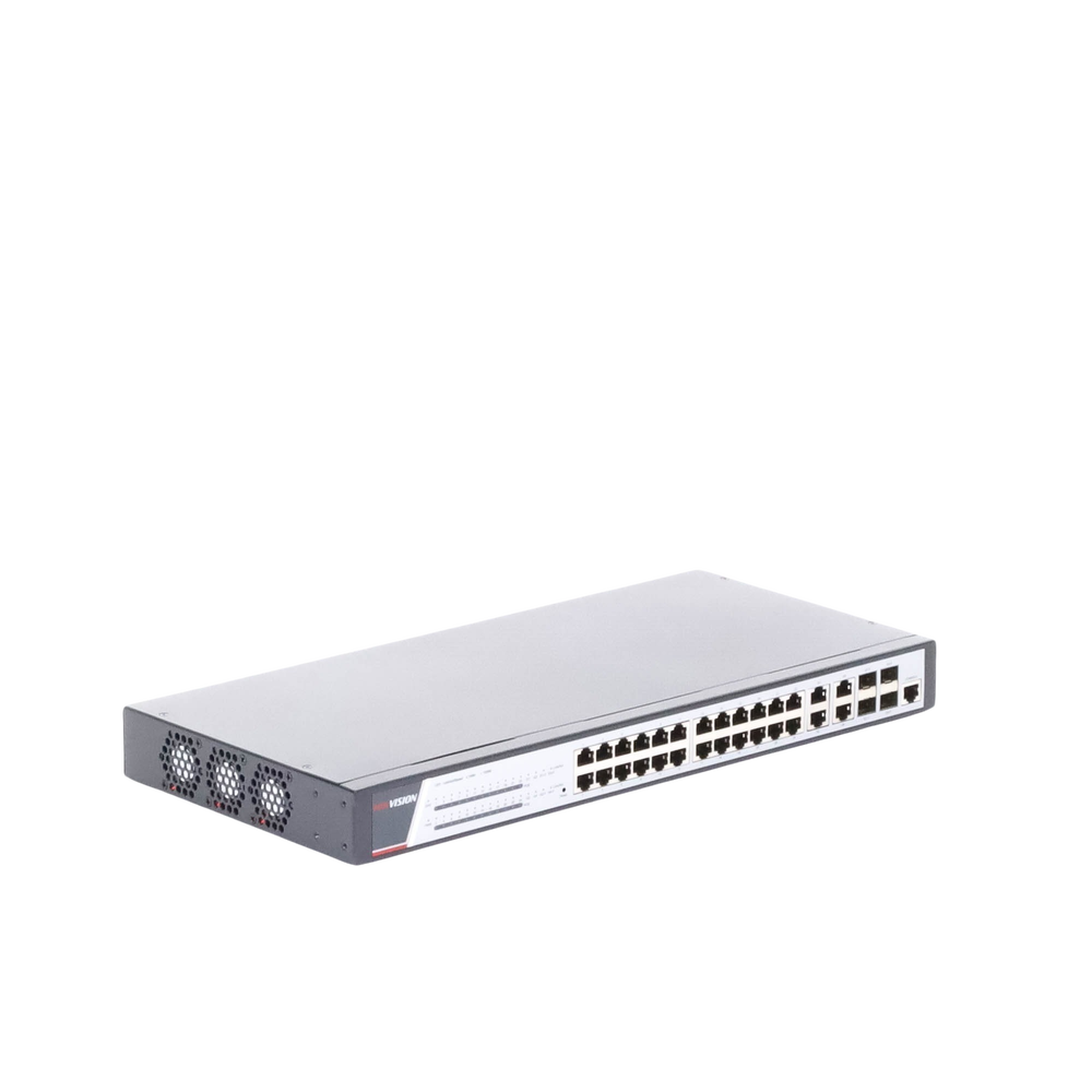 Switch Gigabit PoE+ / Administrable / 24 Puertos 1000 Mbps PoE+ / 4 Puertos 1000 Mbps + 4 Puertos SFP de Uplink / 370 Watts / Soporta IGMP - Image 2