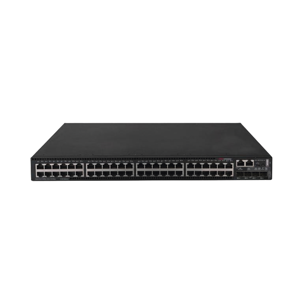 Switch / Monitoreable / 48 Puertos 10/100/1000 Mbps / 2 Puertos 1000 Mbps Uplink / 4 Puertos SFP