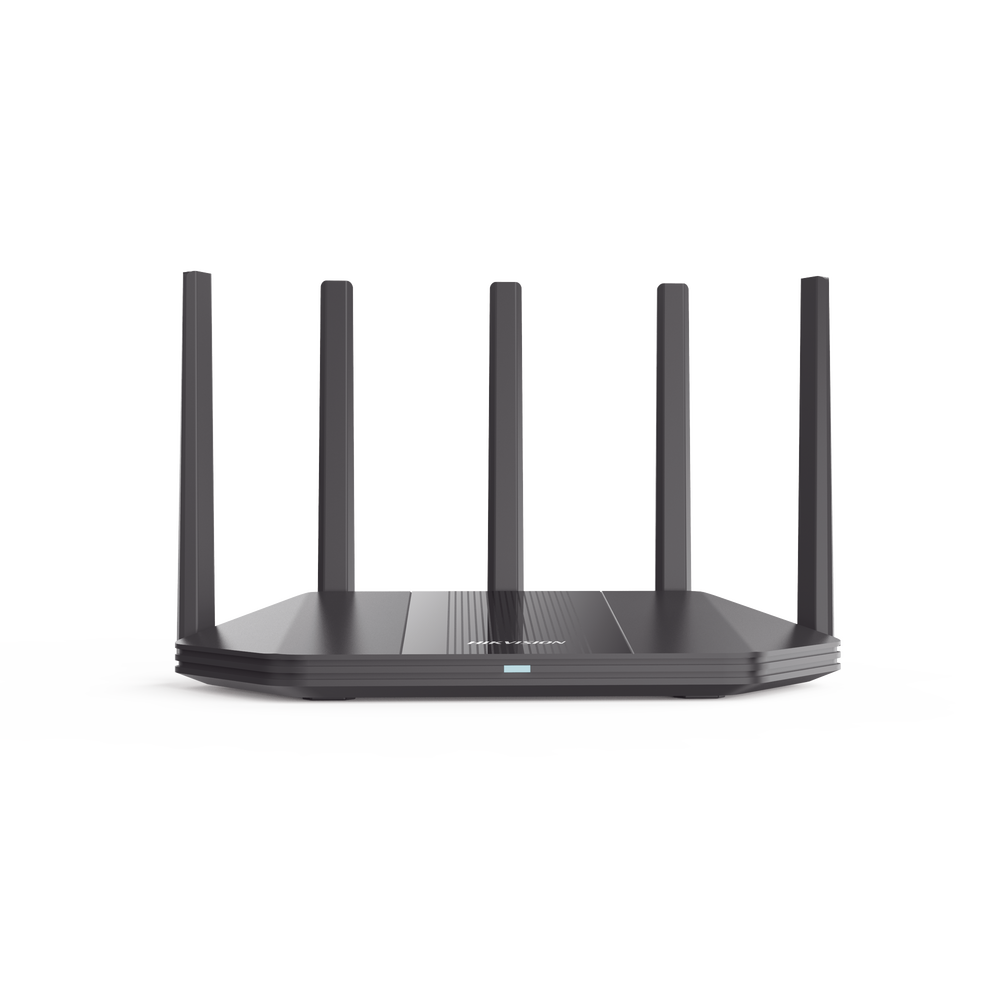 Router Inalámbrico / Wifi 6 / Hasta 3000 Mbps / MESH / Doble Banda AC (2.4 GHz y 5 GHz) / 4 Puertos 1000 Mbps / 5 Antenas Omnidireccional / Interior / Beamforming Optimizado / Administración Gratuita desde la Nube