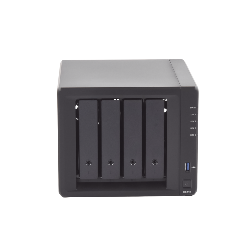 Servidor NAS de escrito de 4 bahías, soporta hasta 10TB por disco duro