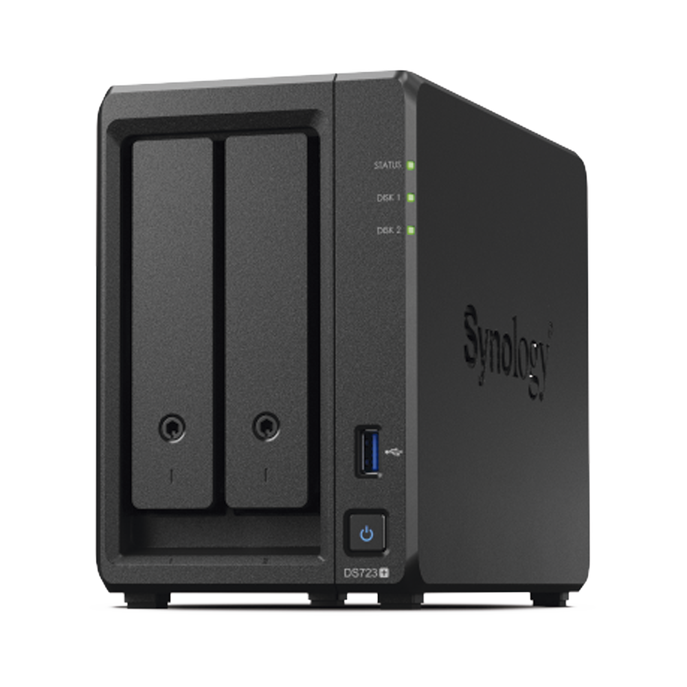 Servidor NAS de 2 Bahías (Expandible a 7 Bahías) / Hasta 126 TB / Servicio Nube Gratis (P2P) / Administración Remota y Respaldo Programado