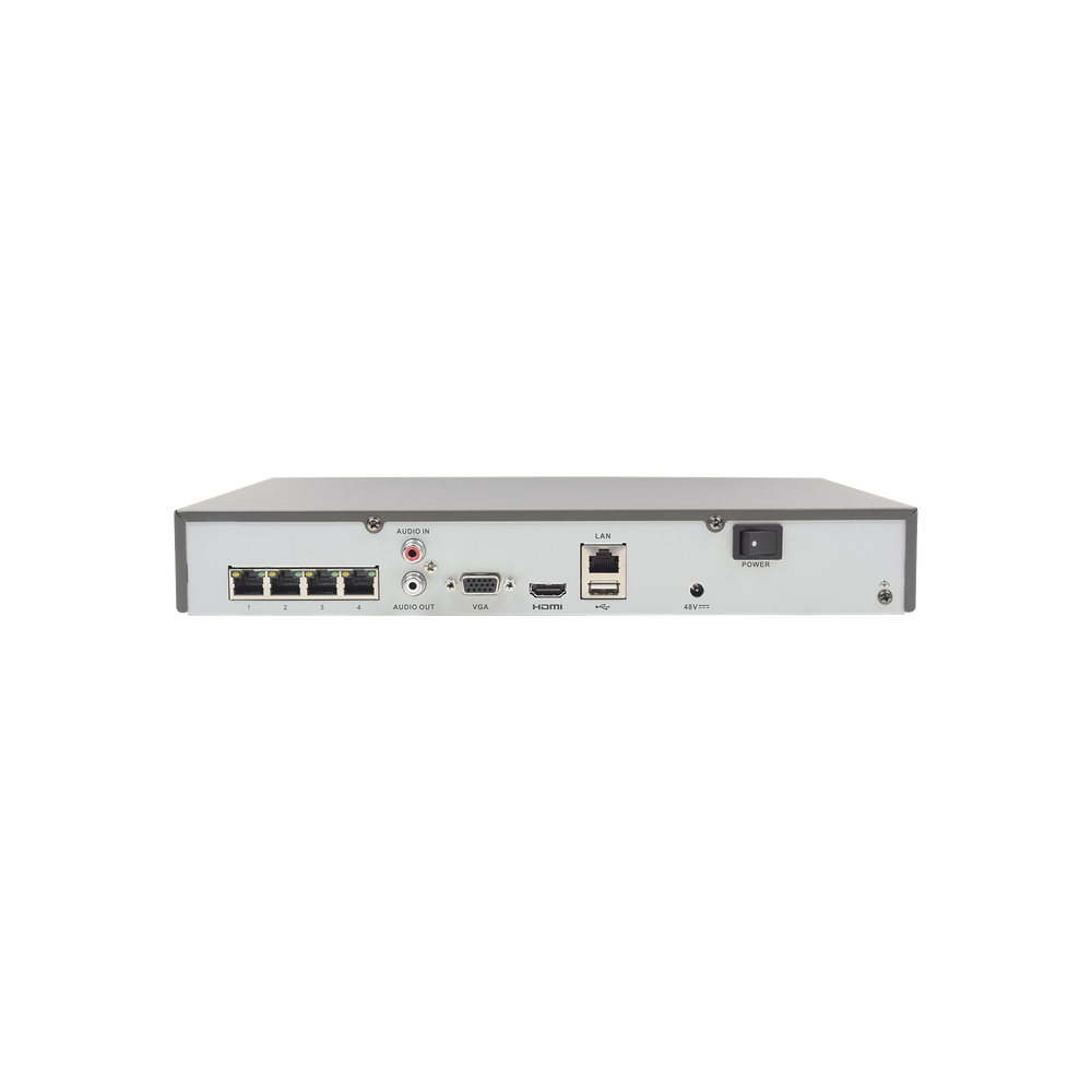 NVR 8 Megapixel (4K) / 4 canales IP / Soporta Cámaras con AcuSense / 1 Bahía de Disco Duro / 4 Puertos PoE+ / Salida de vídeo 4K / Videoanaliticos - Image 3