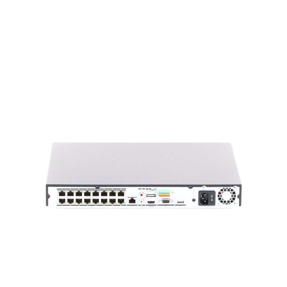 NVR 12 Megapixel (4K) / 32 canales IP / 16 Puertos PoE+ / Recocimiento Facial / AcuSense (Evita Falsas Alarmas) / 2 Bahías de Disco Duro / HDMI en 4K / Alarmas I/O / 300 Metros PoE Modo Extendido - Image 3