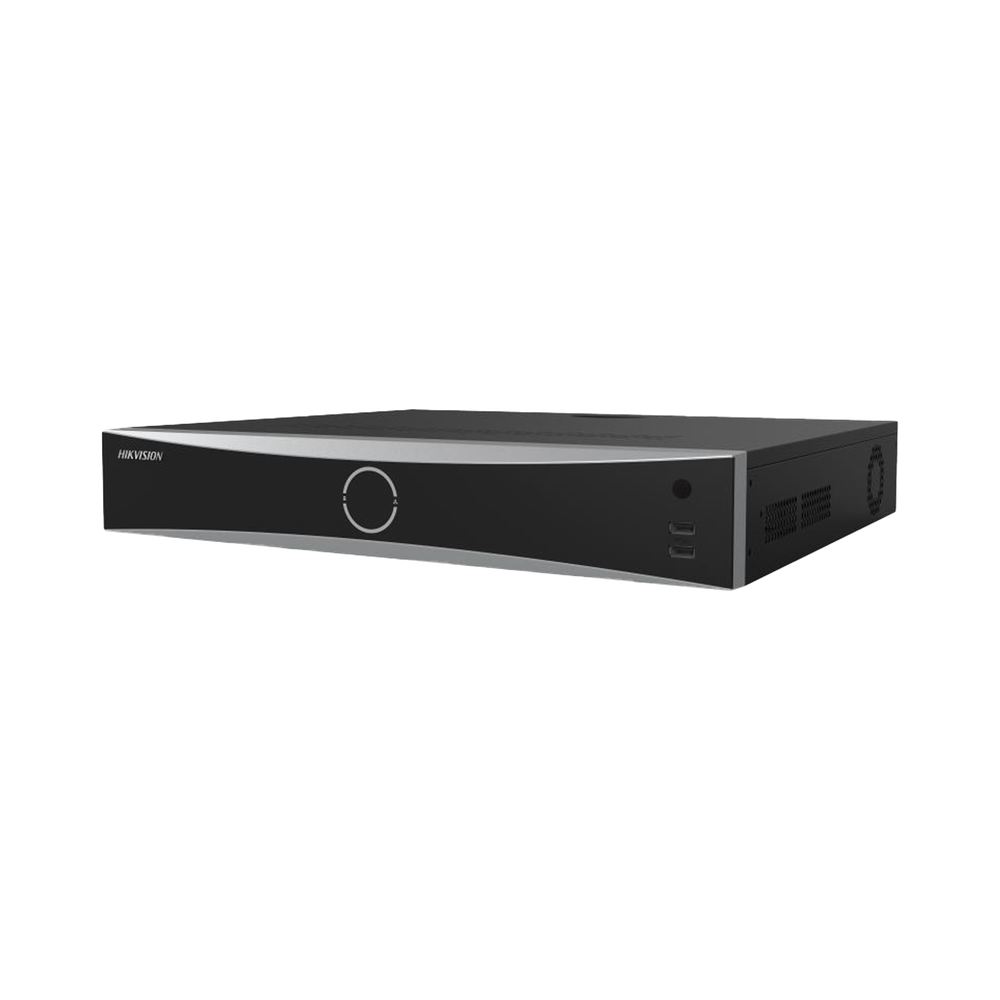 [Acusearch] NVR 12 Megapixel (4K) / 16 canales IP / 16 Puertos PoE+ / AcuSense (Evita Falsas Alarmas) / Reconocimiento Facial / 4 Bahías de Disco Duro / Switch PoE 300 mts  / HDMI en 4K / Alarmas I/O