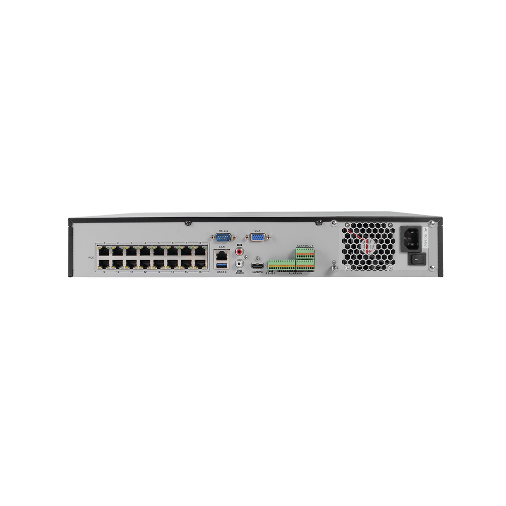 NVR 12 Megapixel (4K) / 32 Canales IP / 16 Puertos PoE+ / Switch PoE 300 mts / HDMI en 4K / Soporta POS - Image 3