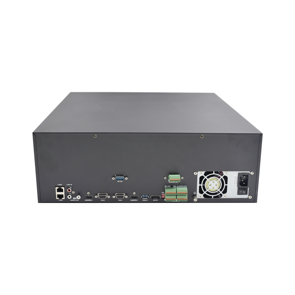 NVR 12 megapixel (4K) / 64 canales IP / Soporta Cámaras con AcuSense / 16 Bahías de Disco Duro / 2 Tarjetas de Red / Soporta RAID con Hot Swap / HDMI en 4K / Soporta POS - Image 3