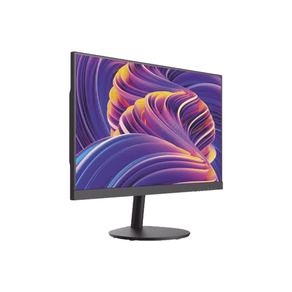 Monitor LED FullHD (1080p) de 24" / Ideal para CCTV, Oficina y Hogar / Entrada HDMI-VGA-BNC / Montaje VESA ( 75 X 75) / Uso 24/7 / Backlight E-LED / Ultra Delgado