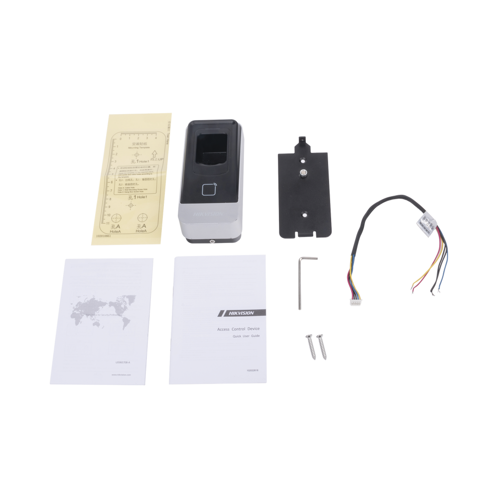 Lector esclavo PROX EM IP65 / Huella Digital / Lector de Tarjetas de Proximidad / RS-485 / Interior y Exterior / Requiere Panel de Control de Acceso DS-K26 Series y DS-K27 - Image 4