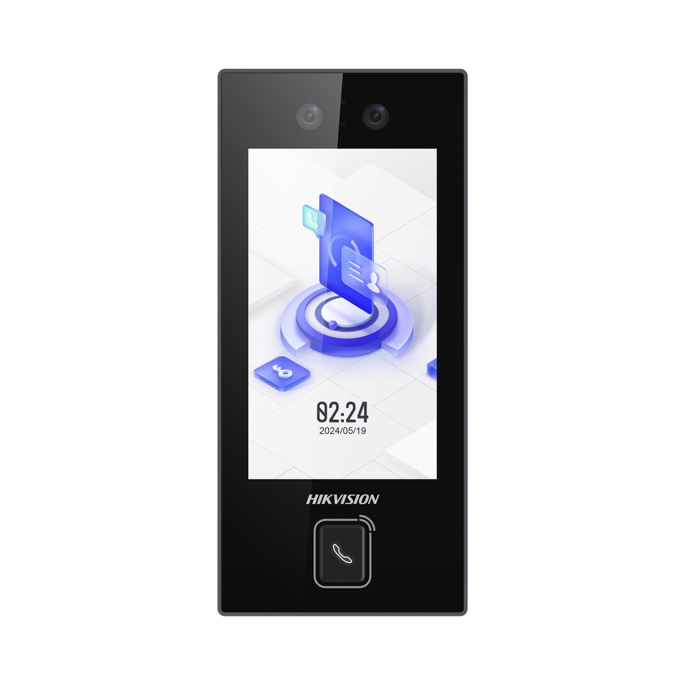 Terminal Facial Min Moe con BOTON DE LLAMADA FÍSICO / 3000 Rostros / Pantalla 4.5" / Administrable en la Nube con Hik-Connect Teams / Exterior IP65 / PoE / WiFi / HIK-IA / SIP Estandar - Image 2