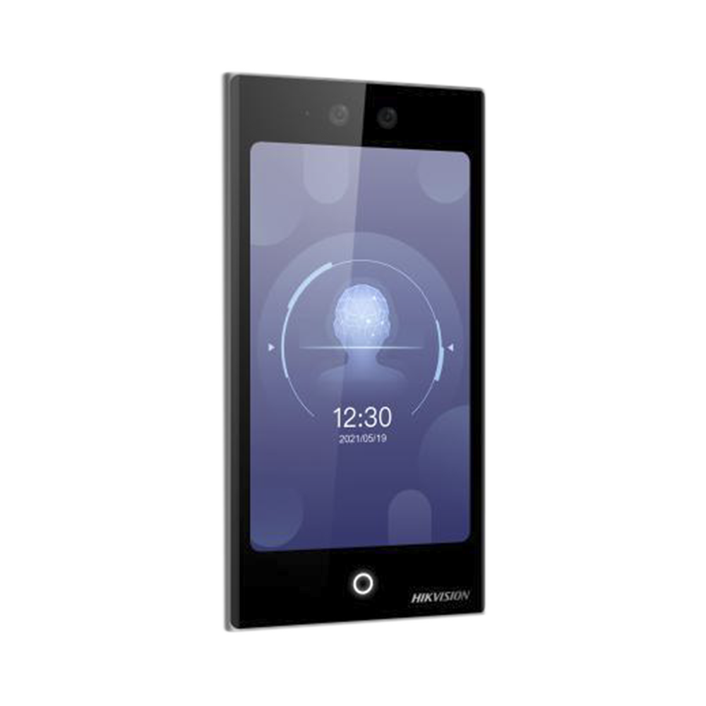 Terminal Facial WiFi con pantalla de 7" / Exterior IP65 / 10,000 Rostros y 50,000 Tarjetas / 10,000 Huellas (Módulo Opcional) / ISAPI / ISUP 5.0 / Codigos QR y Bluethooth / Intercom SIP Estandar / HIK-IA
