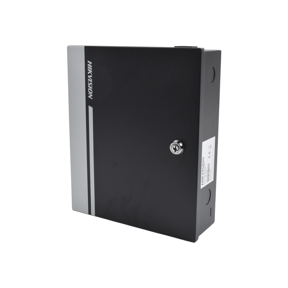 Controlador de Acceso para 1 Puerta y 2 Lectores / Fácil Administración con Software Gratuito / Incluye Gabinete y Fuente de Alimentación 12Vcc/8A / 10,000 Tarjetas / 50,000 Eventos