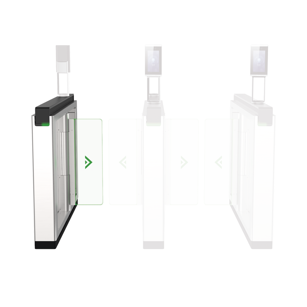 Torniquete de Apertura para Lado Izquierdo / Metal / Con 12 Pares de Detectores IR / Soporta Terminal de Reconocimiento Facial - Image 7
