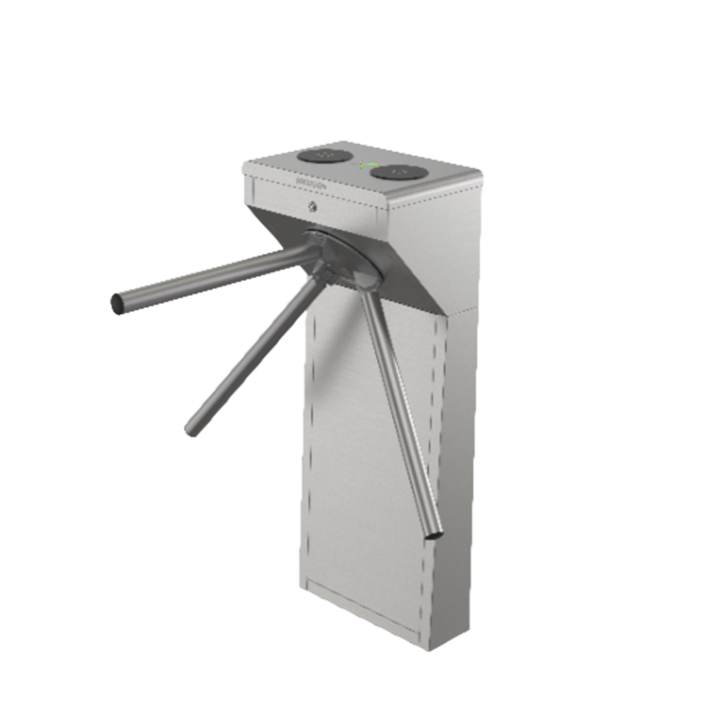 Torniquete Trípode Bidireccional de Acero Inoxidable SUS304 / 2 Millones MCBF  / Apertura en Caso de Emergencia / Integrable con cualquier Sistema de Control de Acceso / Indicadores LED de Entrada-Salida