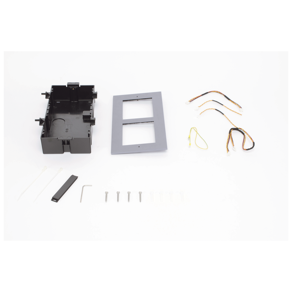 Base de 2 Espacios para EMPOTRAR Módulos de Videoporteros Hikvision - Image 5