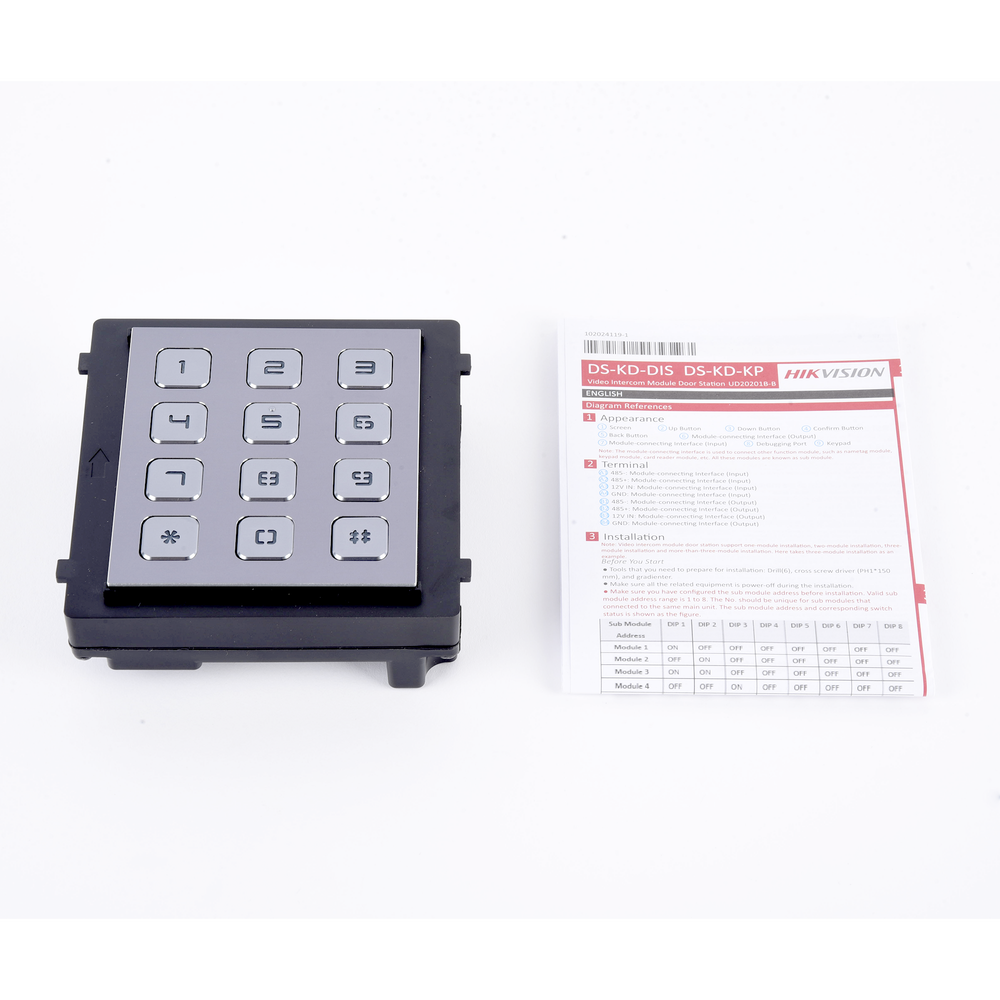 Módulo de Teclado para Frente de Calle Modular / Desbloqueo de Puerta Mediante Código / Llamada a monitor. - Image 5