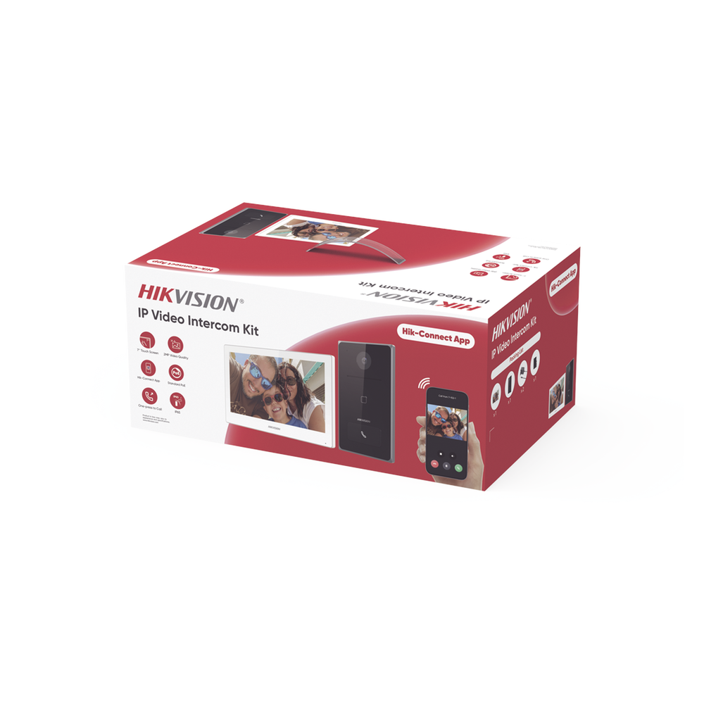 Kit de Videoportero IP / Frente de calle para exterior / 2MP / Lector de Tarjeta MiFARE / Monitor Interior / WiFi / Pantalla de 7" Touch