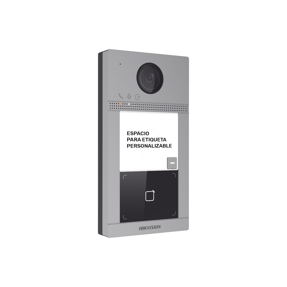 Videoportero IP 2 Megapixel / Llamada y Apertura Remota desde App Hik-Connect / PoE / Exterior IP65 + Antivandalico IK08 / 1 Departamento / Apertura con Tarjeta / Soporta 2 Puertas y hasta 6 Monitores - Image 3