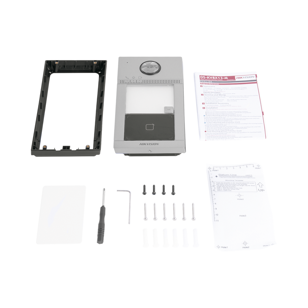 Videoportero IP 2 Megapixel / Llamada y Apertura Remota desde App Hik-Connect / PoE / Exterior IP65 + Antivandalico IK08 / 1 Departamento / Apertura con Tarjeta / Soporta 2 Puertas y hasta 6 Monitores - Image 5