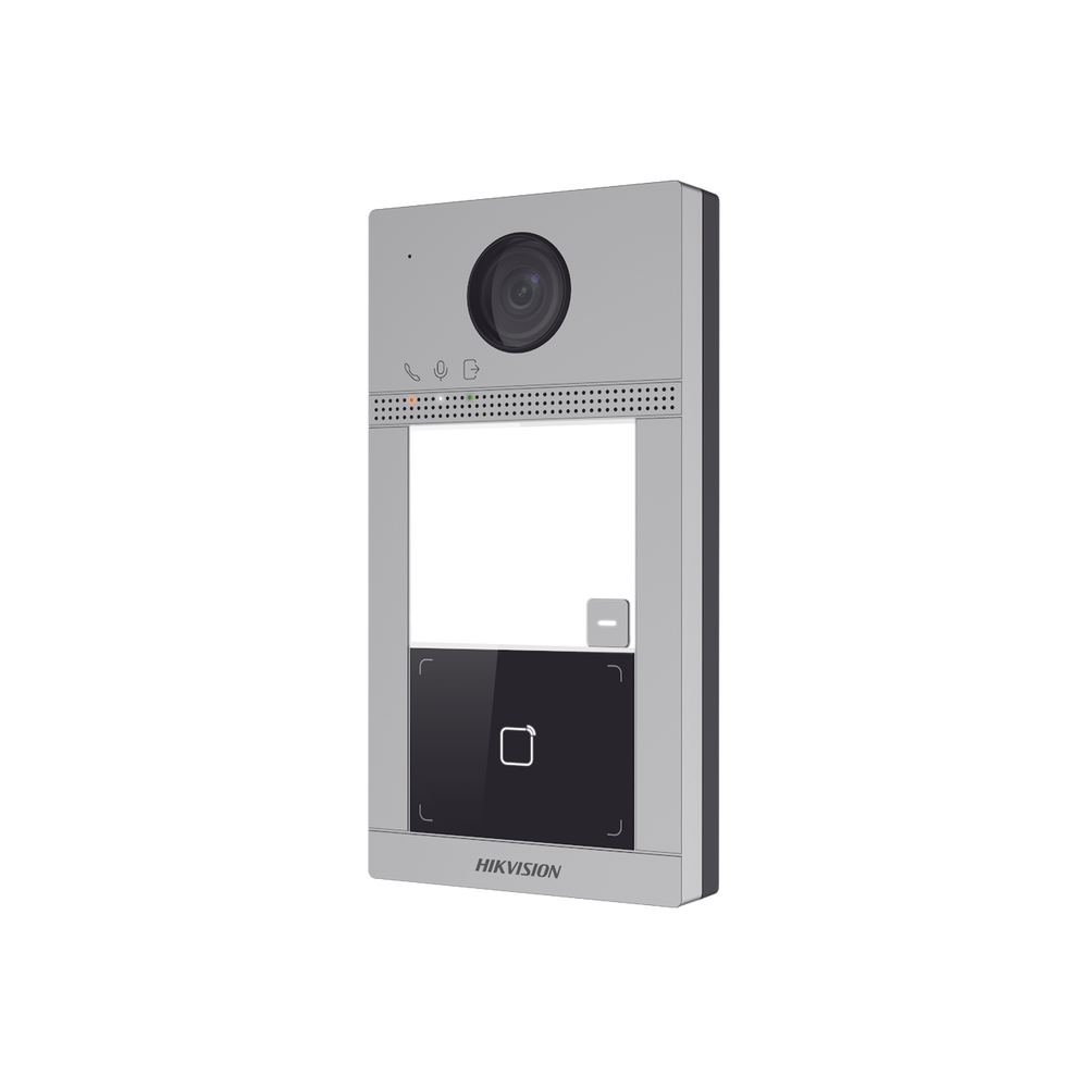 Videoportero IP 2 Megapixel / Llamada y Apertura Remota desde App Hik-Connect / PoE / Exterior IP65 + Antivandalico IK08 / 1 Departamento / Apertura con Tarjeta / Soporta 2 Puertas y hasta 6 Monitores - Image 3