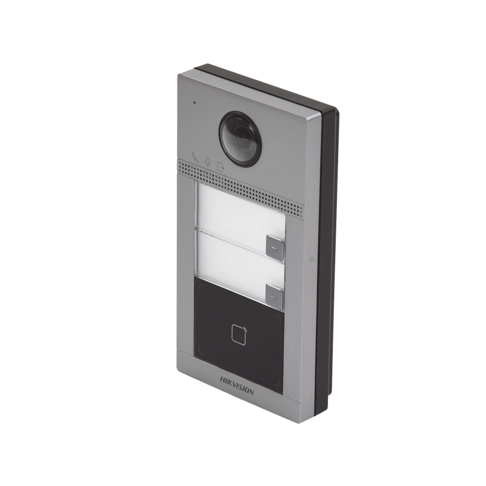 Videoportero IP (IP65 + IK08) con Llamada y apertura desde APP Hik-Connect / Soporta 2 Departamentos / PoE Estandar / Interfaz WEB para configuración / 2 puertas - Image 4