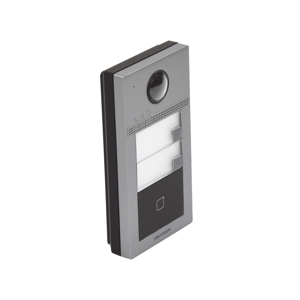 Videoportero IP (IP65 + IK08) con Llamada y apertura desde APP Hik-Connect / Soporta 2 Departamentos / PoE Estandar / Interfaz WEB para configuración / 2 puertas - Image 6