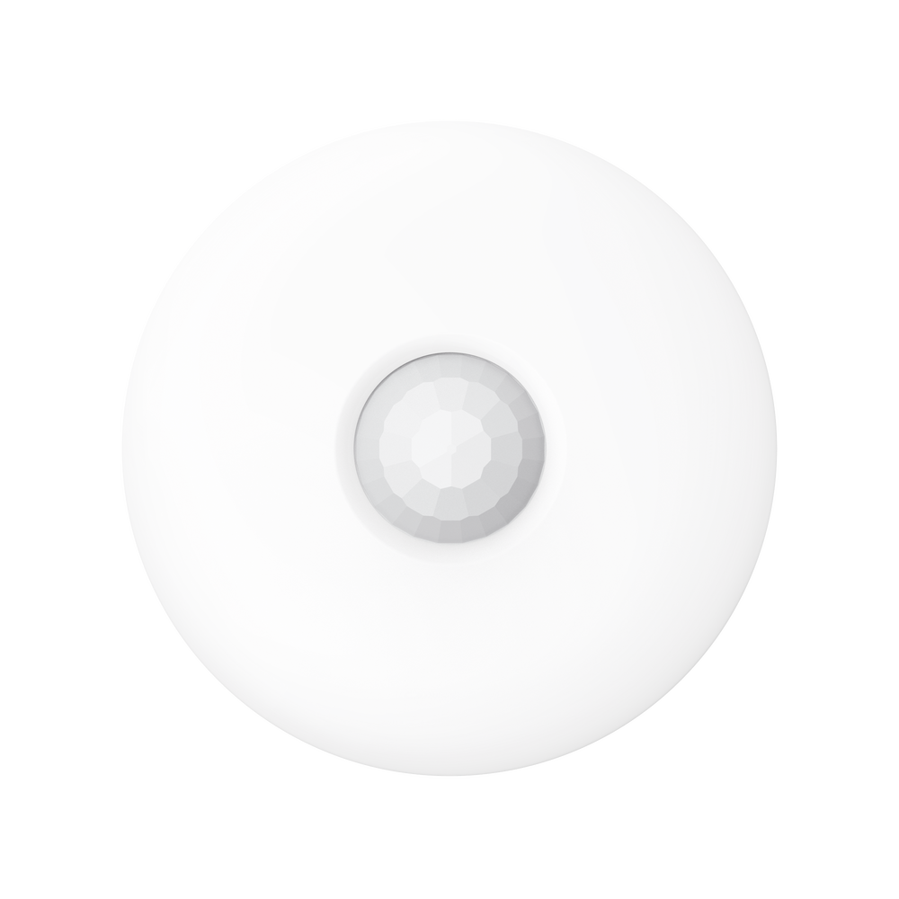 Sensor PIR de Movimiento Dual-Tech con Cobertura de 360° / Rango de Detección 12 mts / Uso en Interior