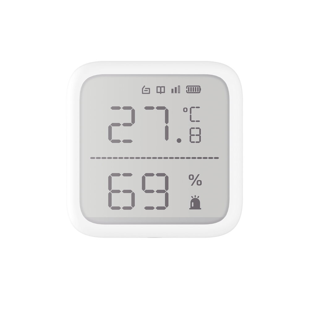 (AX PRO) Detector de Temperatura y Detector de Humedad Inalámbrico / 2.7" de Tamaño / Uso en Interior / Rango de Detección desde  -35°C hasta 99°C