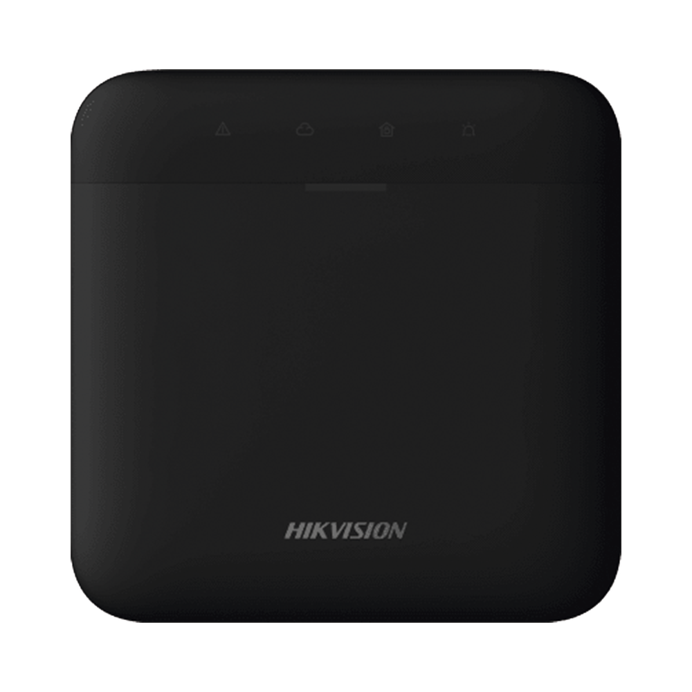 (AX PRO) Panel de Alarma Inalámbrico de Hikvision / Color Negro / Soporta 48 Zonas / Wi-Fi y Ethernet / Incluye Batería de respaldo / Compatible con los Accesorios AX PRO
