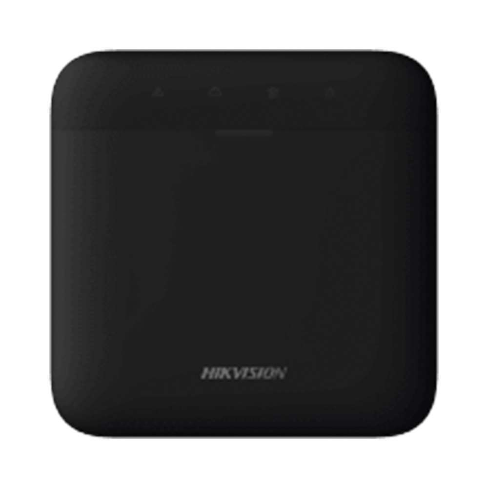 (AX PRO) Panel de Alarma Inalámbrico de Hikvision / Color Negro / Soporta 48 Zonas / GSM 3G/4G, Wi-Fi y Ethernet / Incluye Batería de respaldo / Compatible con los Accesorios AX PRO.