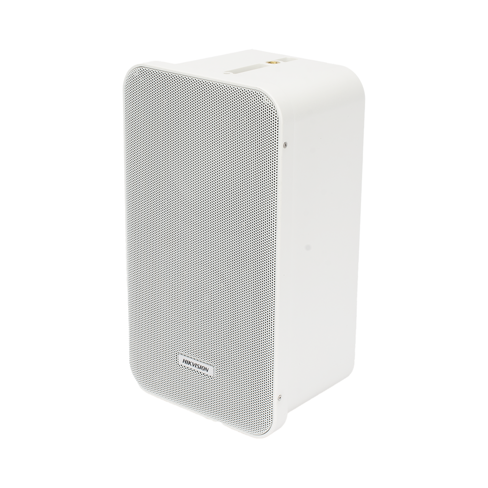 Altavoz Tipo Columna | 20 Watts | 100 V | Rejilla de Metal | Color Blanco | Montaje en L | Exterior IP66