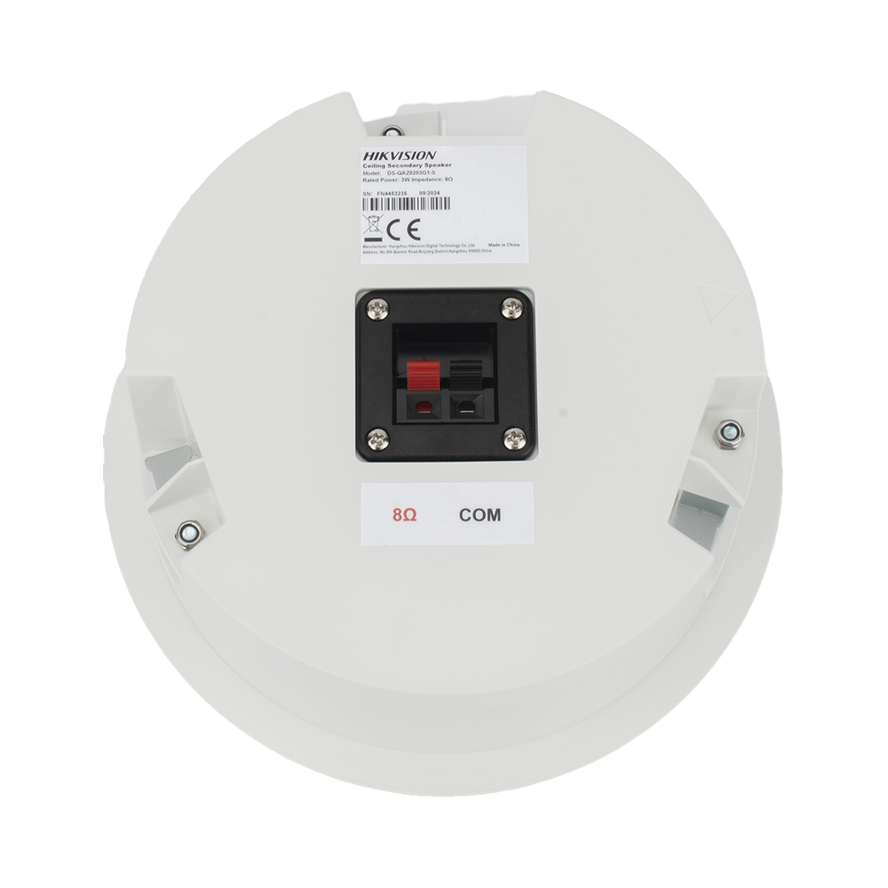 Altavoz Secundario para Montaje en Plafón | 3 Watts | 8 Ohms | Compatible con DS-QAZ1203G1-BE | Uso en Interior | No Requiere Alimentación Externa - Image 4